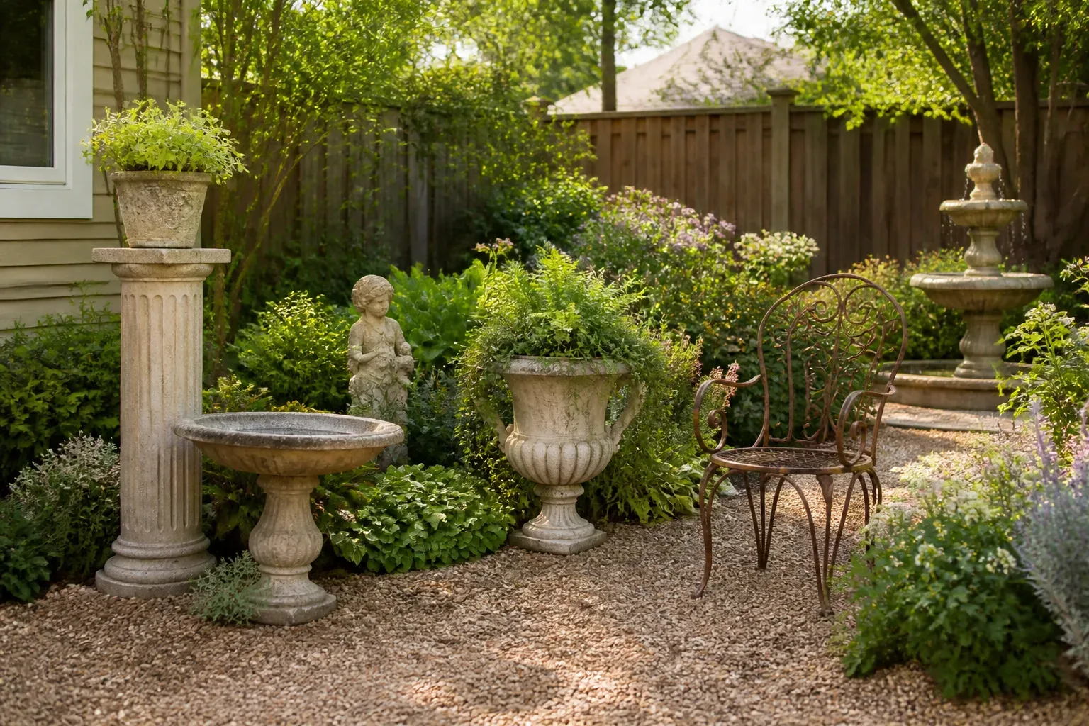 Hero illustrating 6 backyard decor items to thrift for a stylish yard