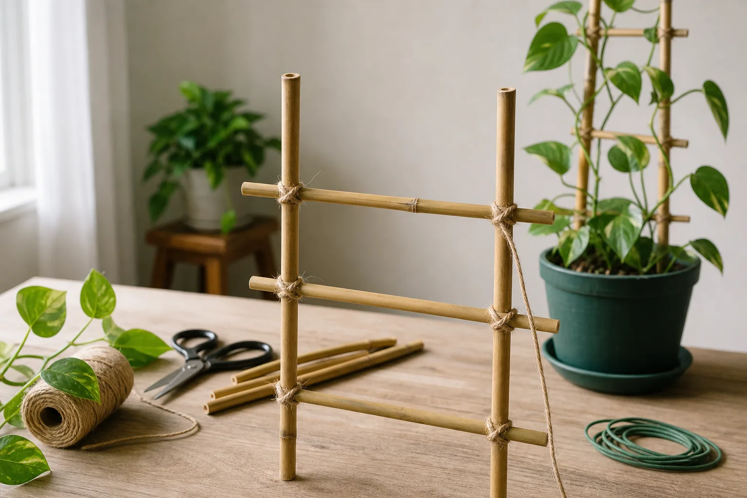 Step By Step Diy Indoor Plant Trellis for step-by-step diy indoor plant trellis