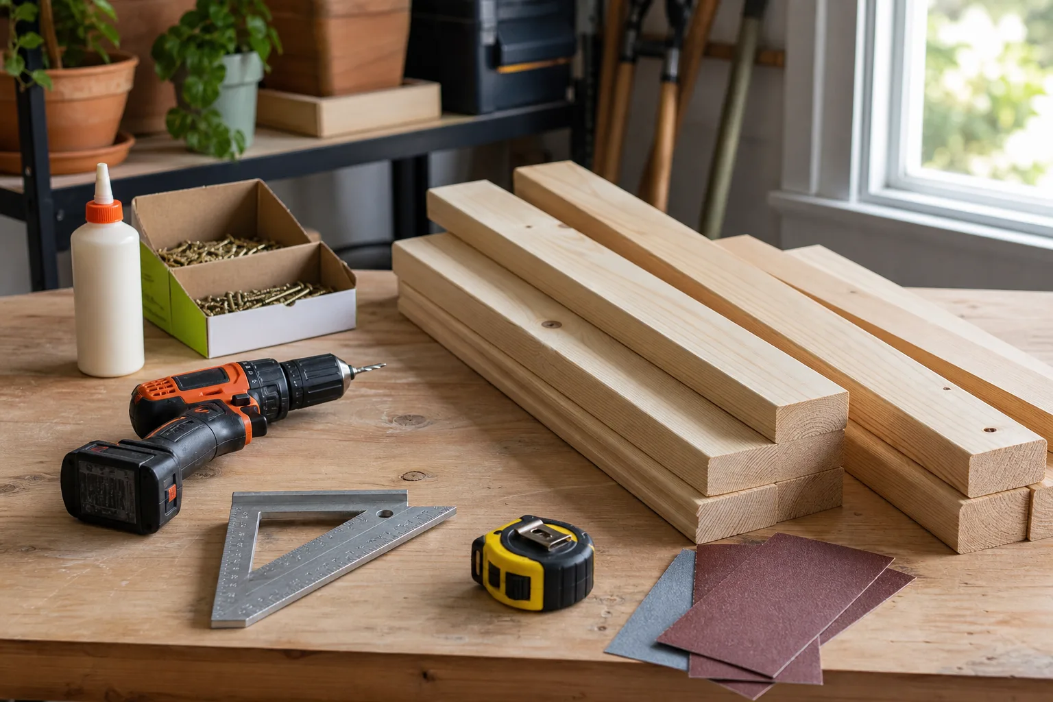 Materials Tools And Cut List for materials, tools, and cut list