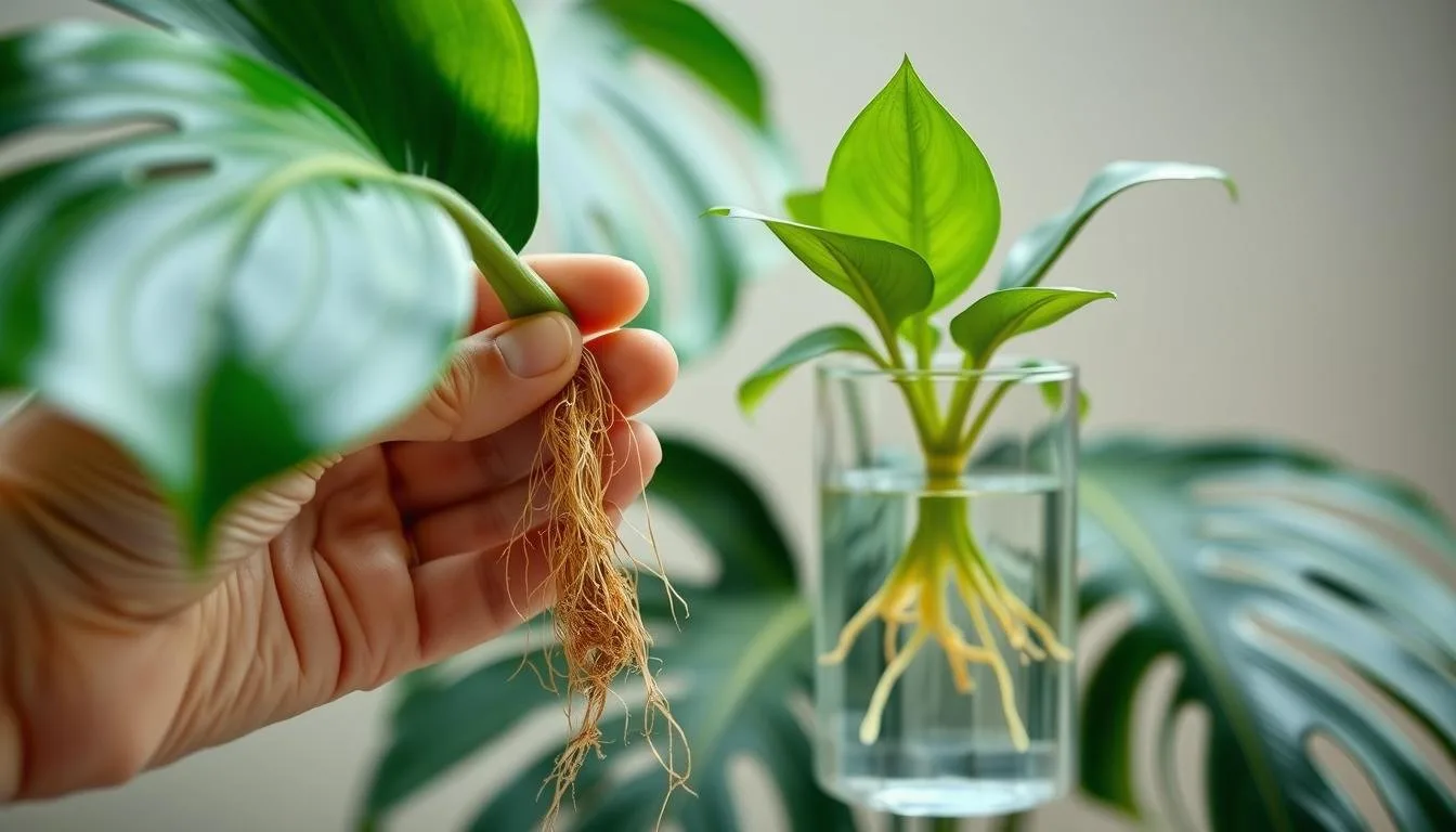 Step By Step Propagate Monstera In Water for step-by-step: propagate monstera in water