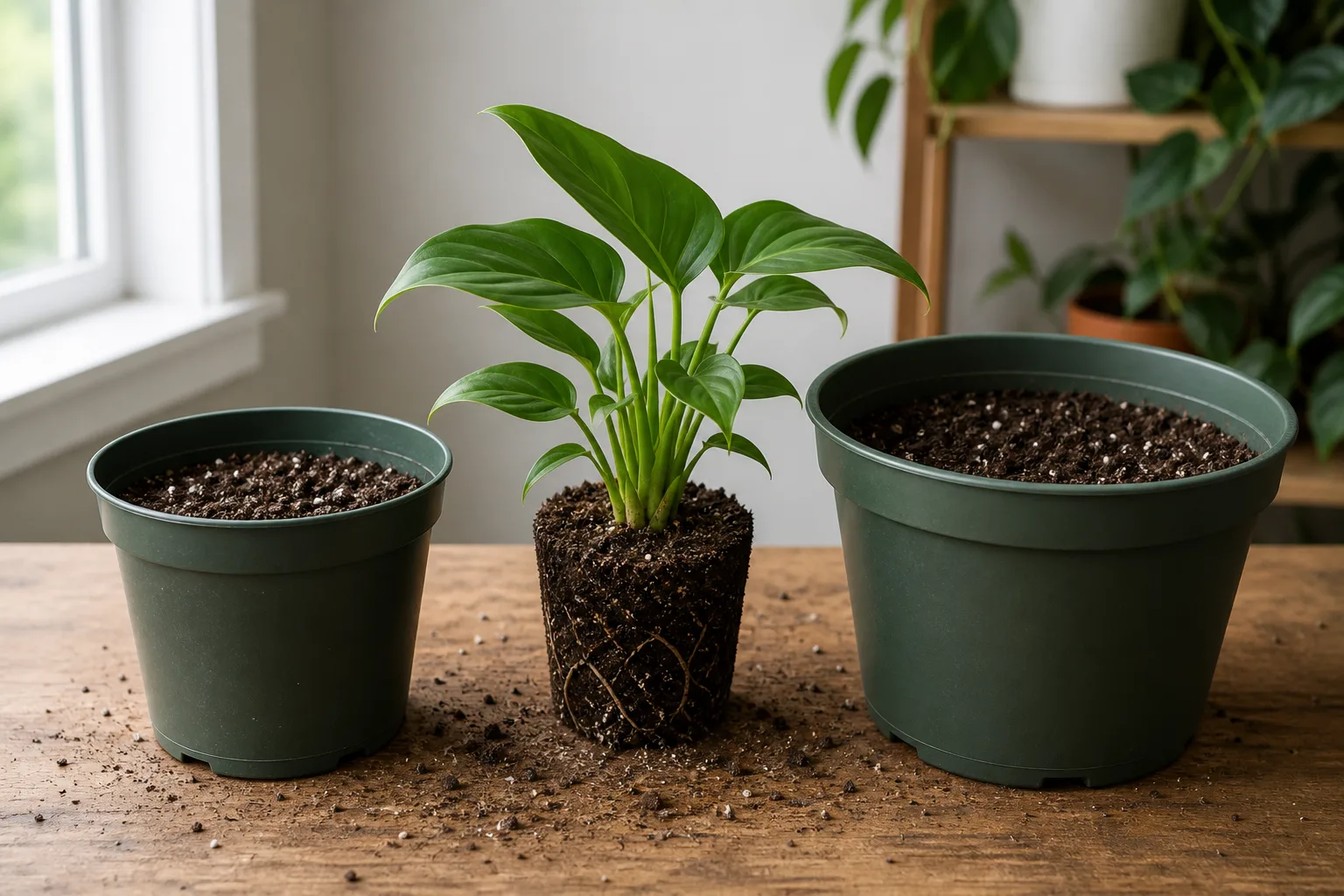Step By Step Repotting for step-by-step repotting