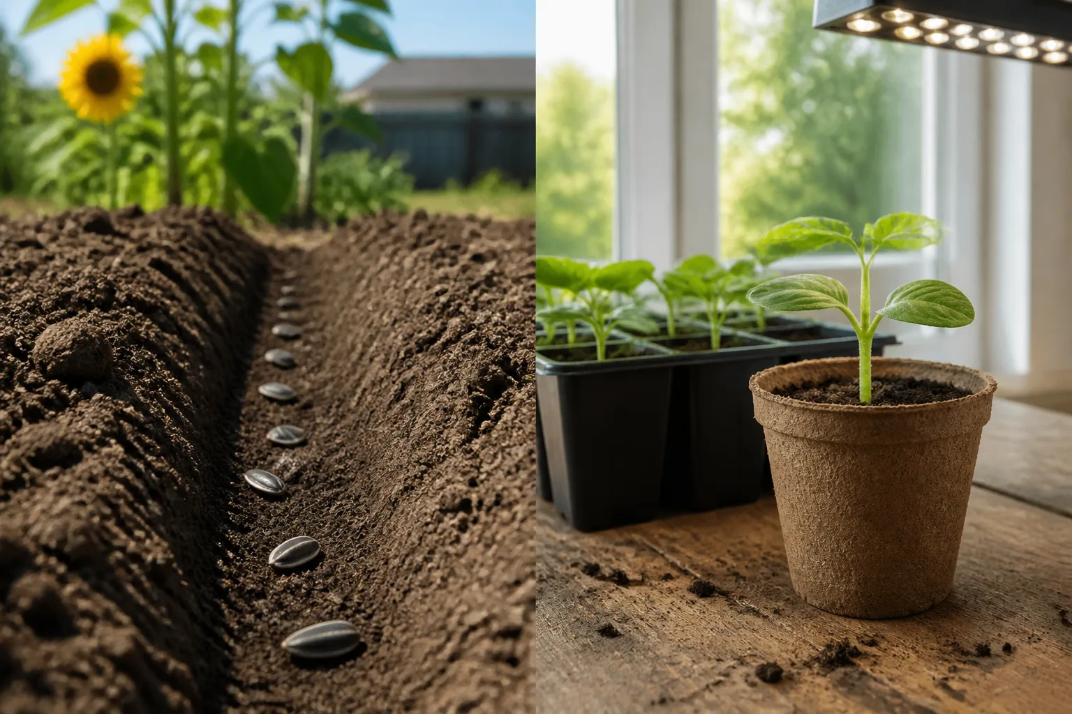 Choose Between Direct Sowing And Starting Indoors for choose between direct sowing and starting indoors