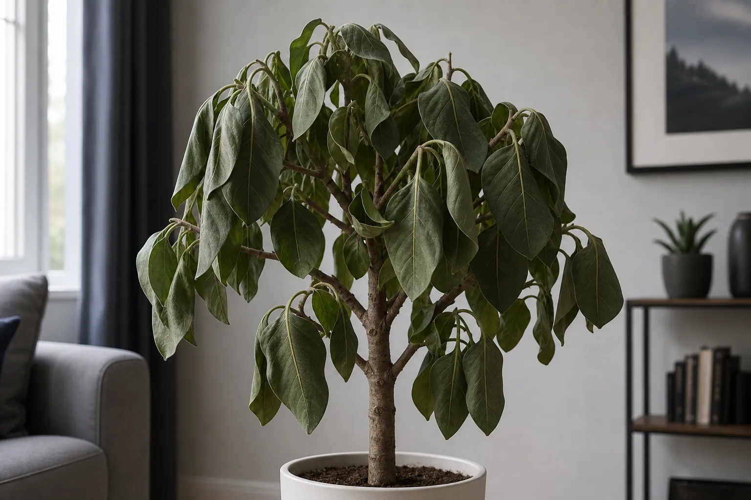 Wilting on Ficus Audrey - visible symptom on the plant