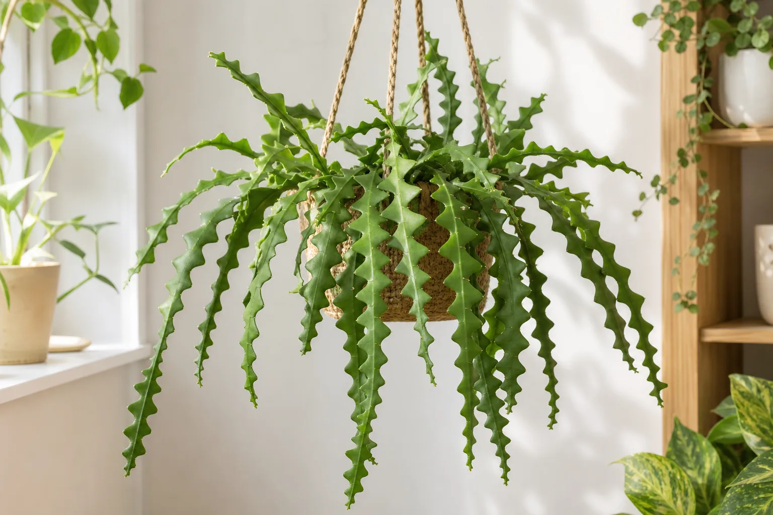 No Flowers on Fishbone Cactus - visible symptom on the plant