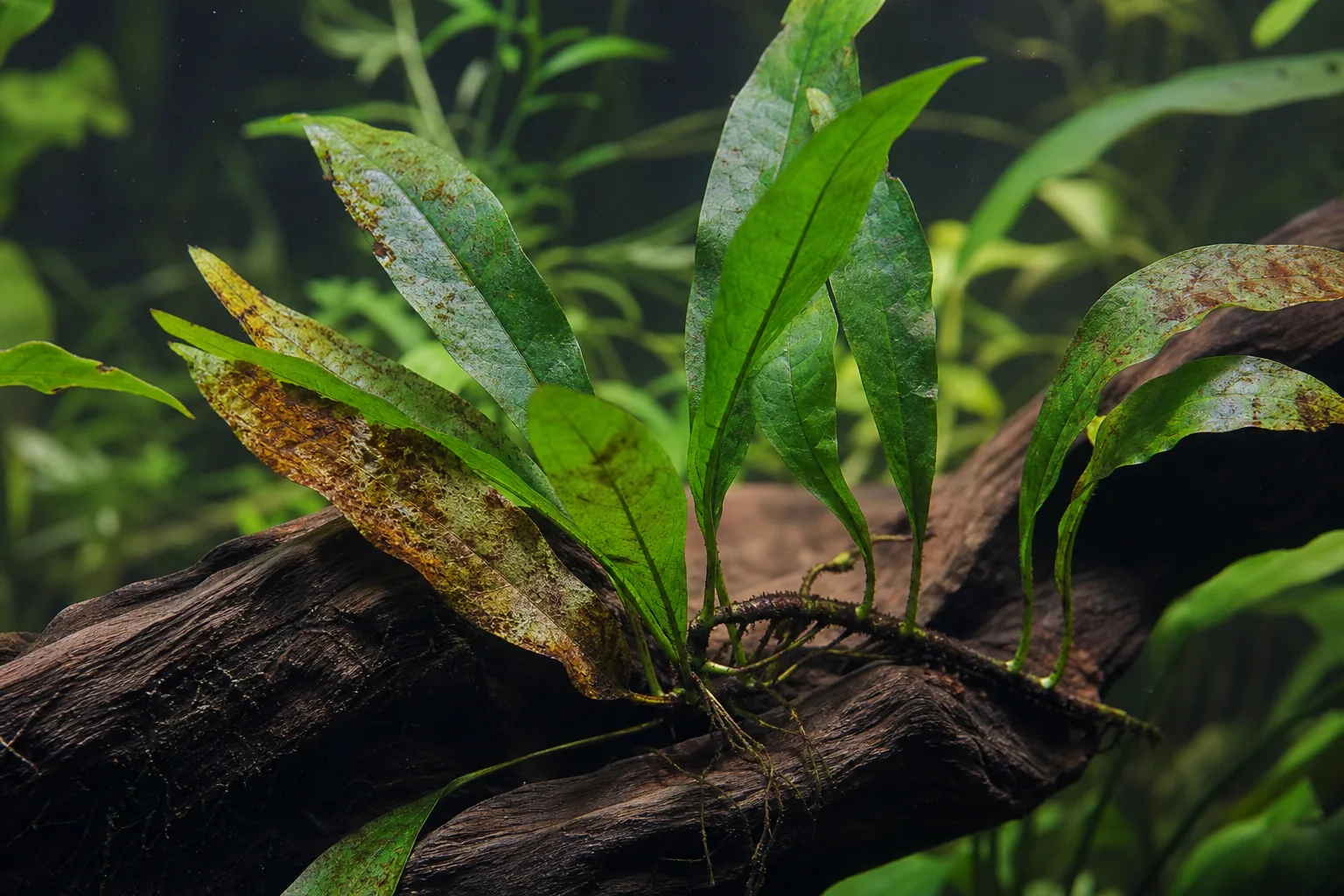 Rust Disease on Java Fern - visible symptom on the plant