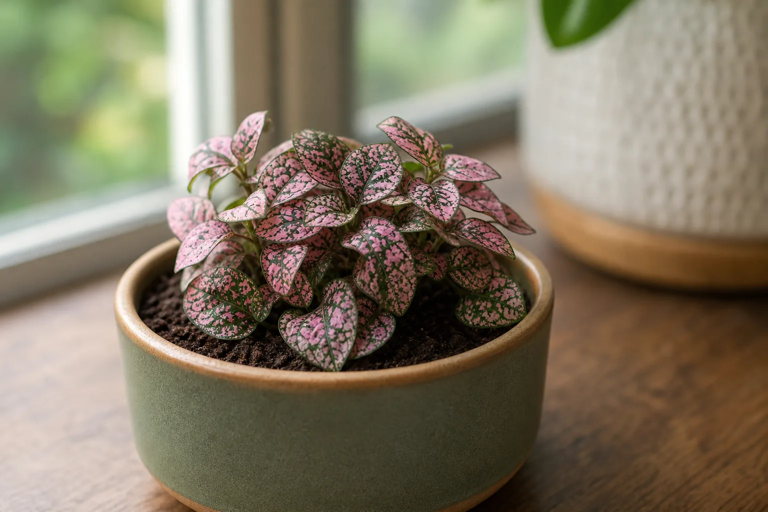 Slow Growth on Polka Dot Plant - visible symptom on the plant
