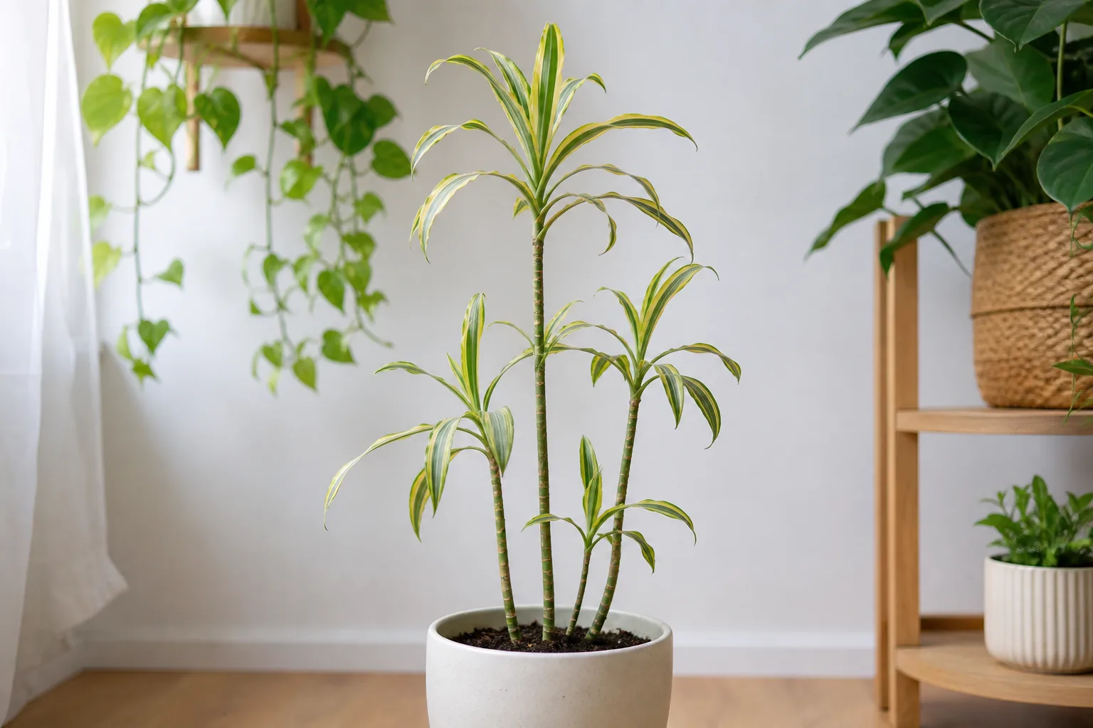 Slow Growth on Song of India - visible symptom on the plant