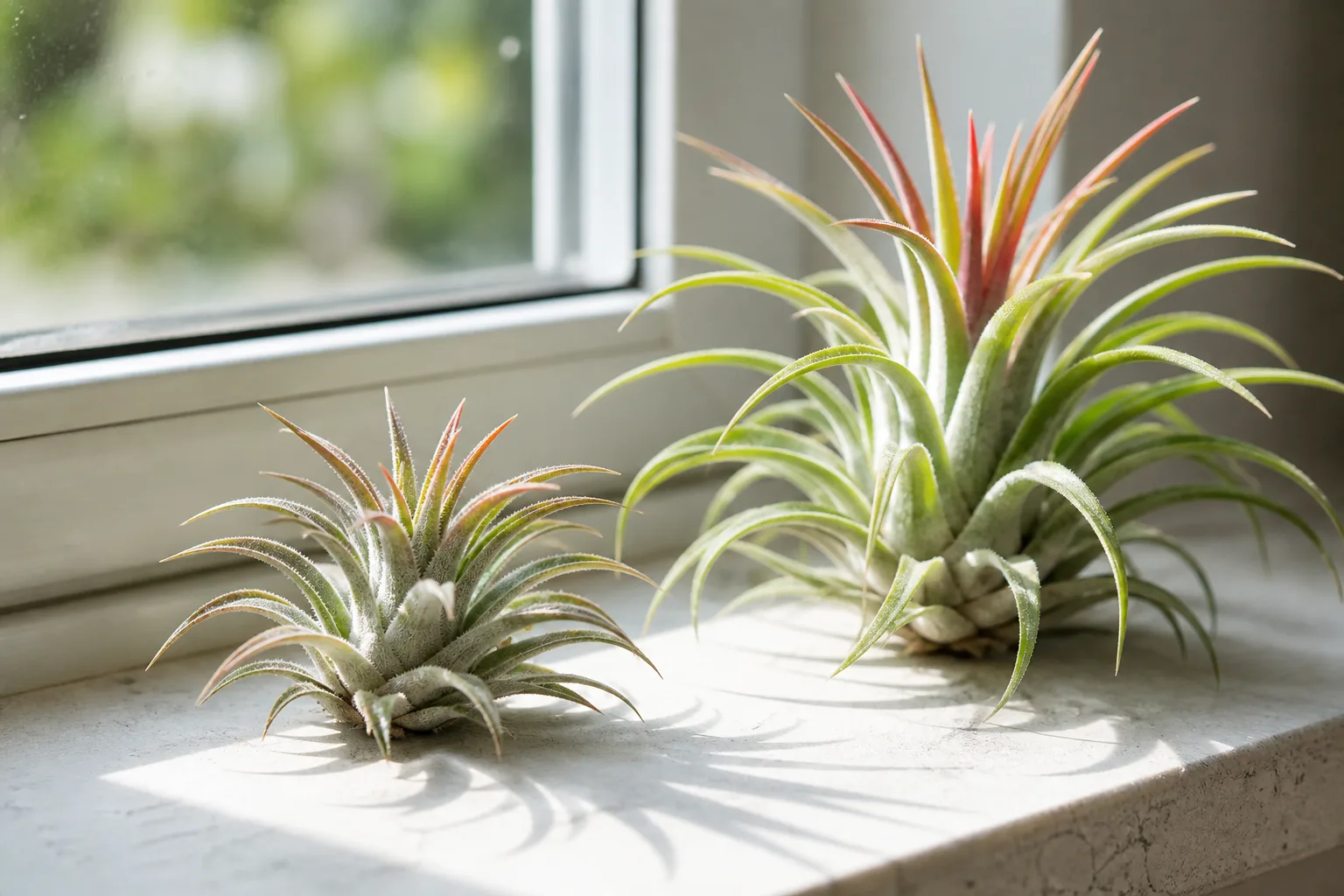 Slow Growth on Tillandsia - visible symptom on the plant