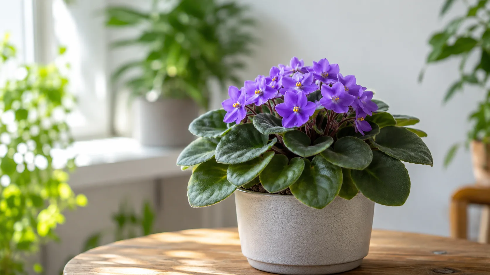 African Violet houseplant