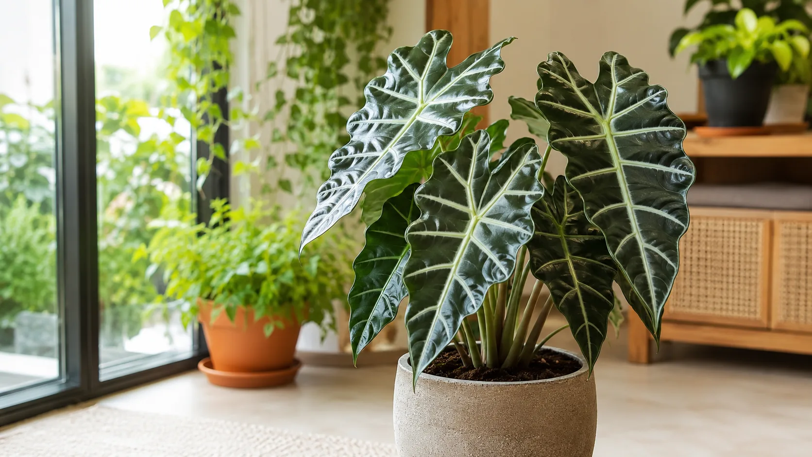 Alocasia Polly houseplant