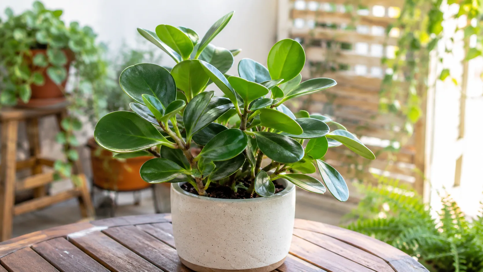 Baby Rubber Plant houseplant