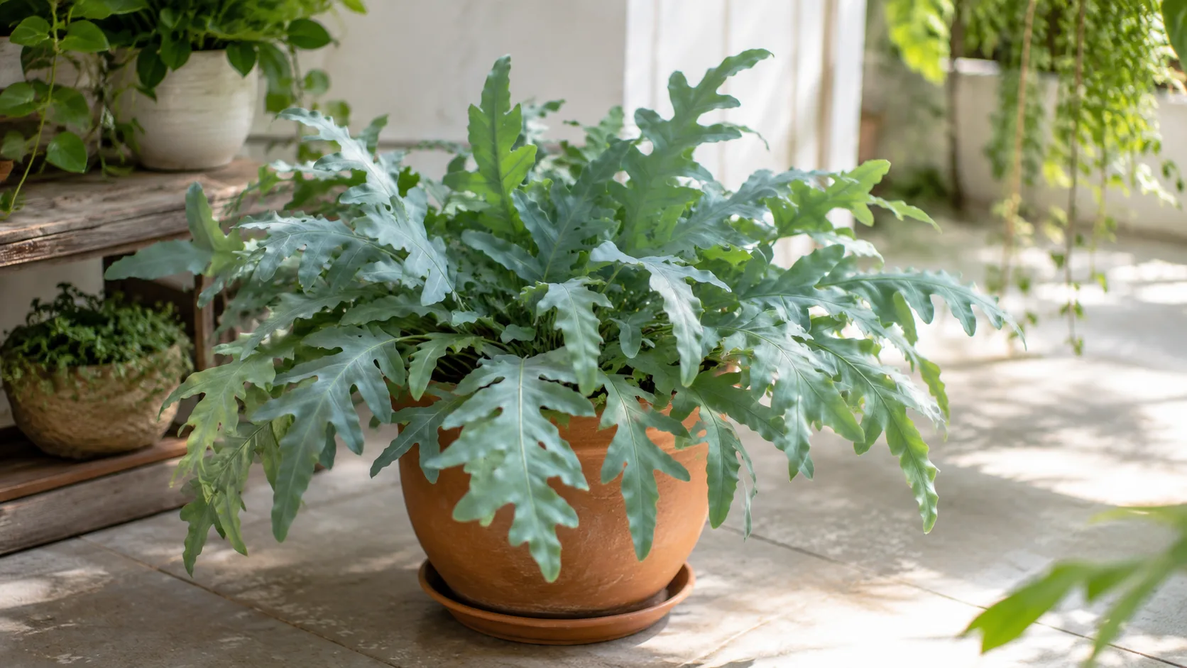 Blue Star Fern houseplant