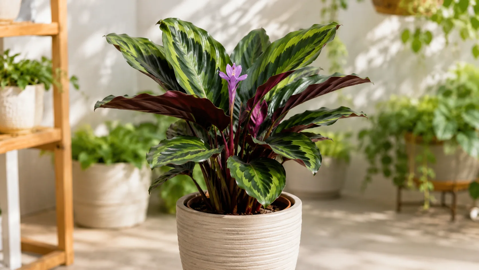 Calathea Peacock Plant houseplant