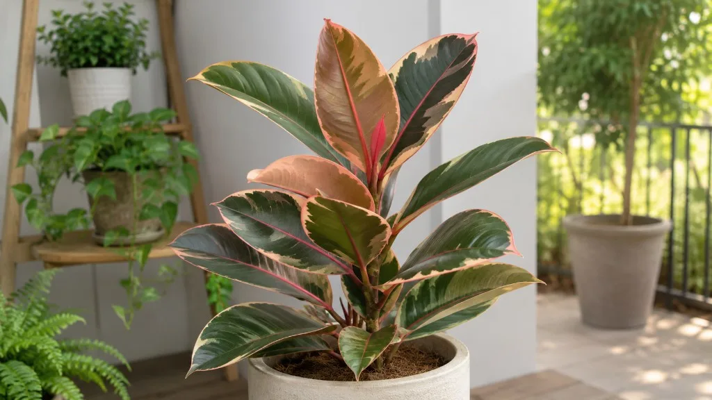 Ficus Elastica Ruby houseplant