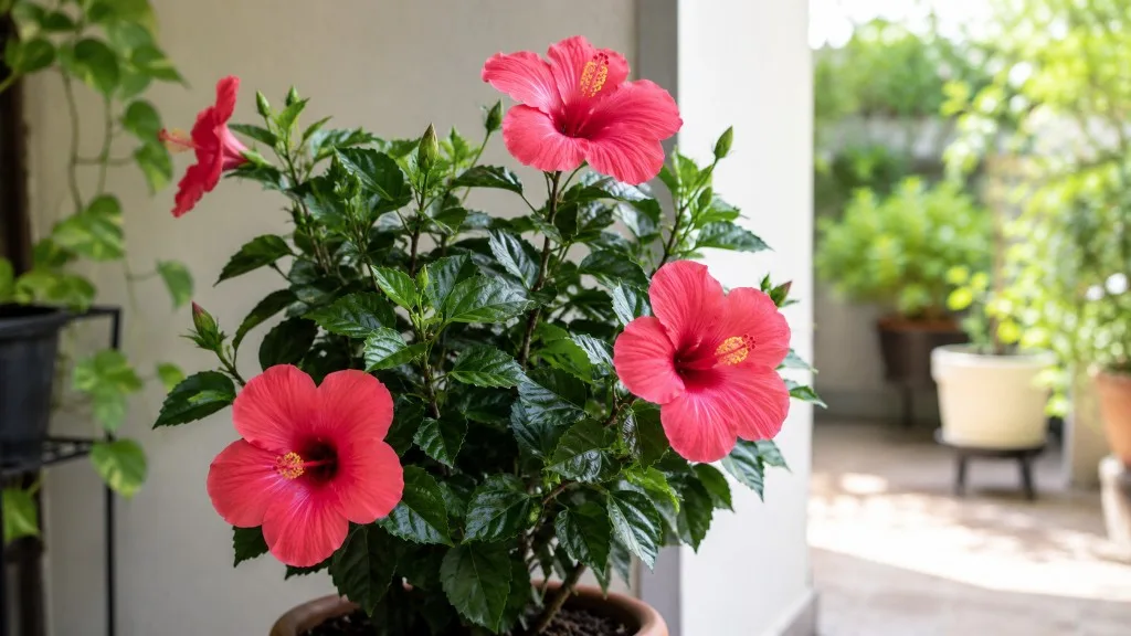 Hibiscus houseplant