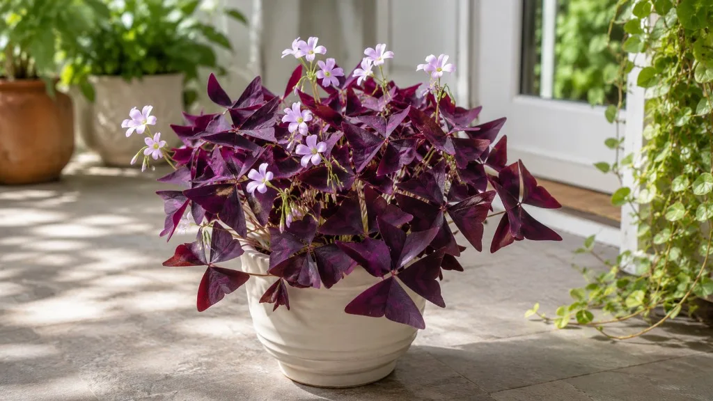 Oxalis Triangularis houseplant