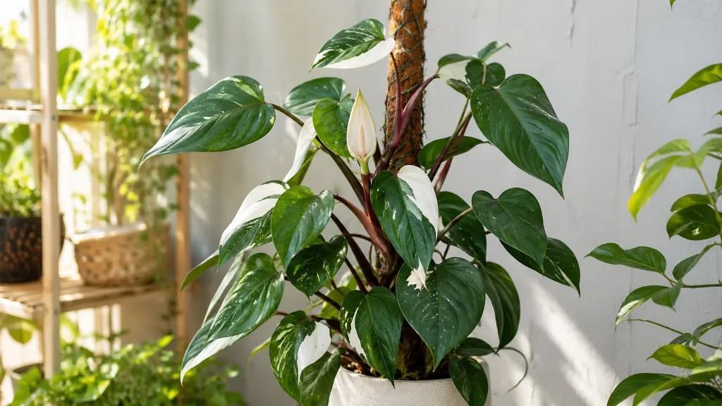 Philodendron White Knight houseplant