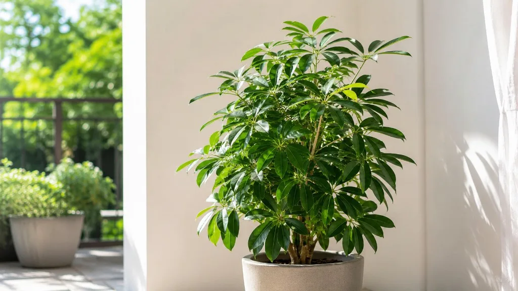 Schefflera houseplant