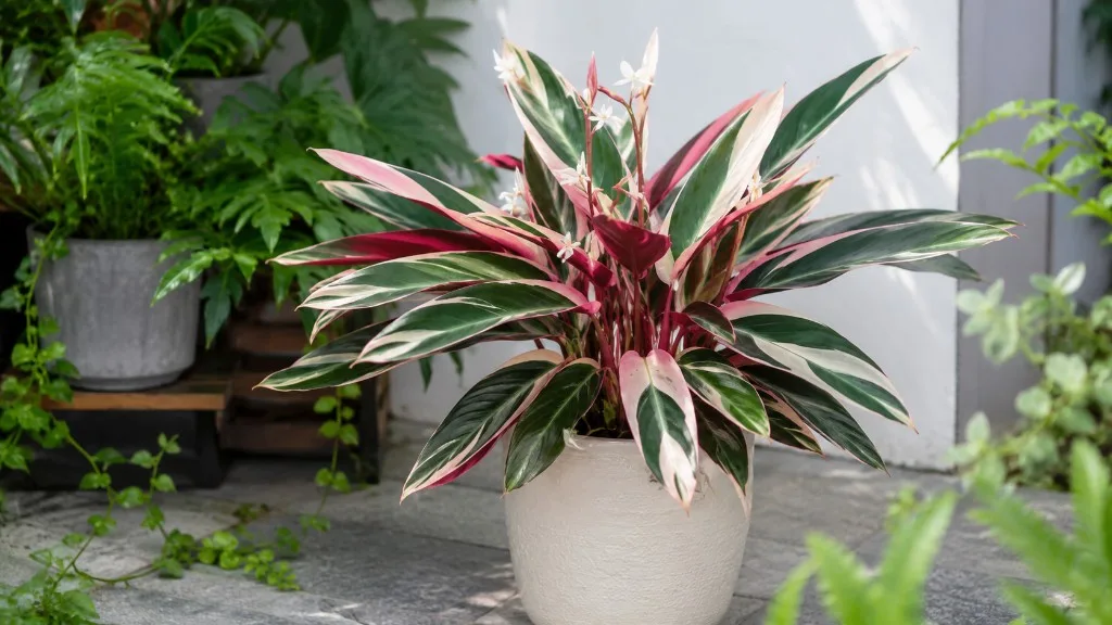 Stromanthe Triostar houseplant