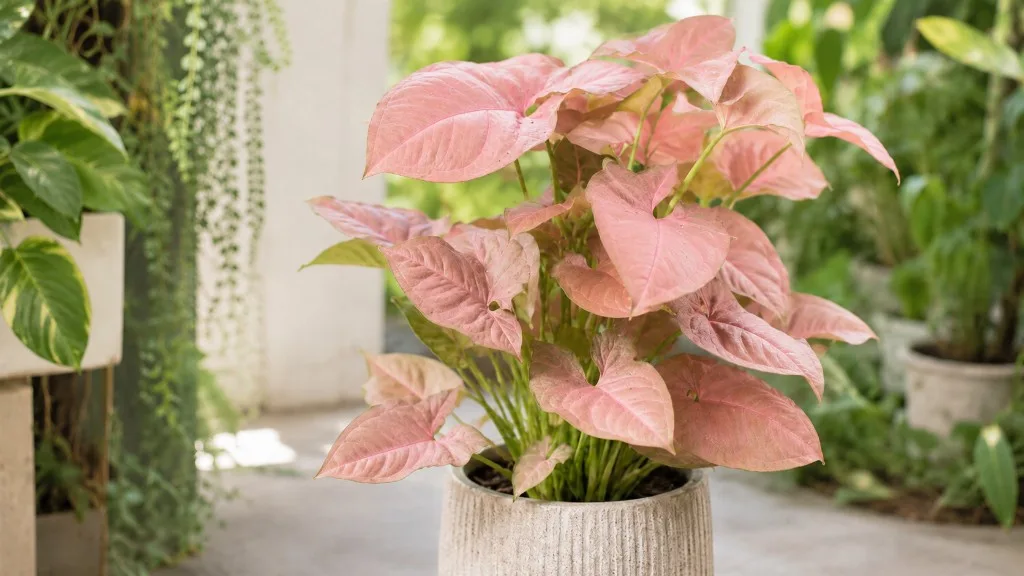 Syngonium Neon Robusta houseplant