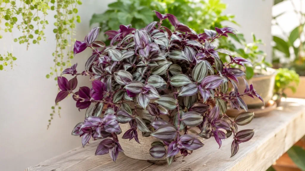 Tradescantia Zebrina houseplant
