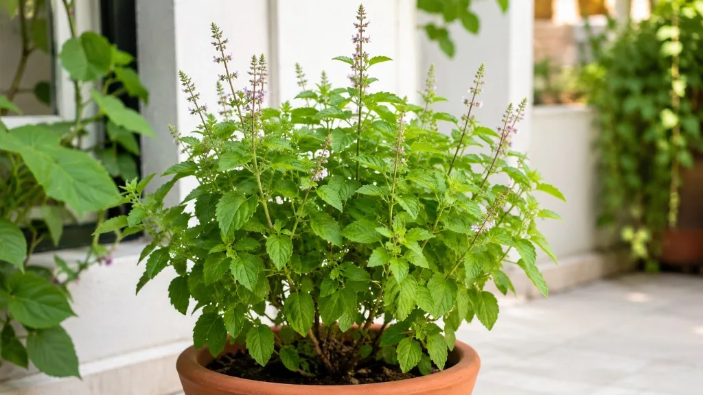 Tulsi houseplant