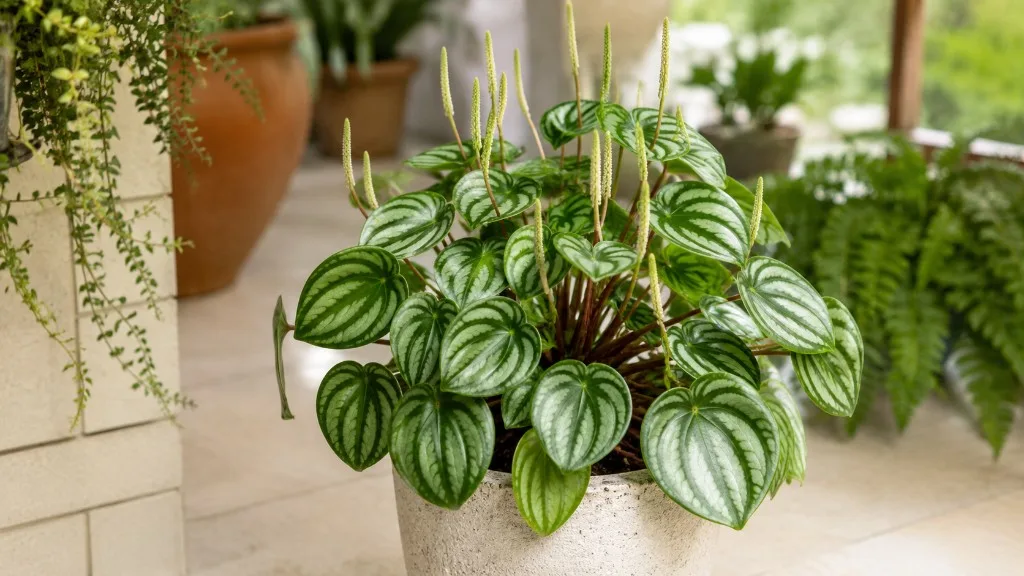 Watermelon Peperomia houseplant