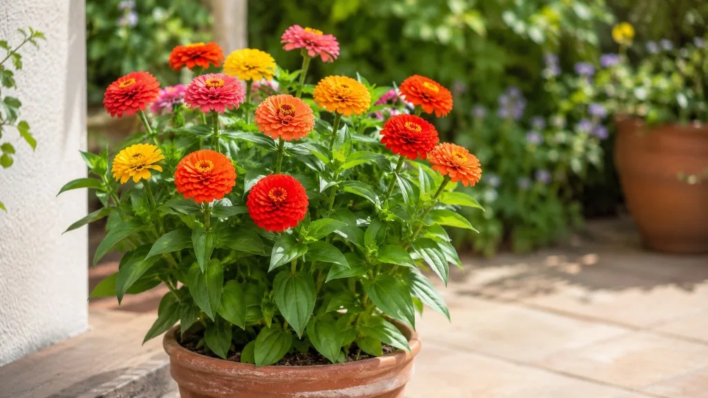 Zinnia houseplant